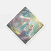 Elf Unicorn Paper Serviette (Ecke)