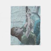 Elf Video Game Player Fantasy Art Fleece Blankon (Vorderseite)