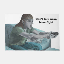 Elf Video Gamer Boss Fight Door Mat Fußmatte