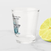 Elf Video Gamer Boss Fight Fantasy Art Shot Glass Schnapsglas (Rechts)