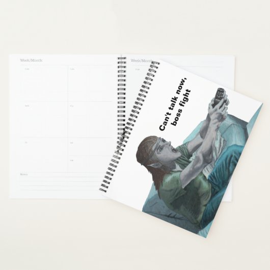 Elf Video Gamer Boss Fight Planner Planer (Anzeige)