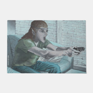 Elf Video Gamer Doormat Fußmatte