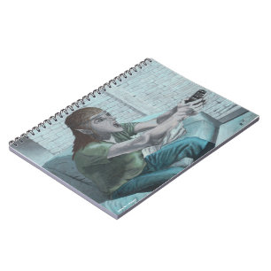 Elf Video Gamer Spiral Notebook Notizblock