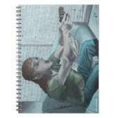 Elf Video Gamer Spiral Notebook Notizblock (Vorderseite)