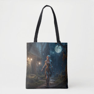 Elf Village Tote Bag Tasche