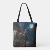 Elf Village Tote Bag Tasche (Rückseite)