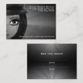 Elf-Visitenkarte Terminkarte (Vorne/Hinten)