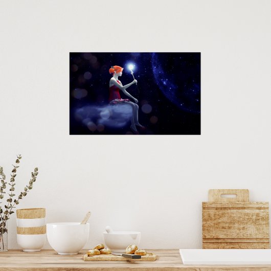 Elf Wand Poster (Küche)