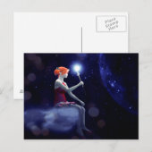 Elf Wand Postkarte (Vorne/Hinten)