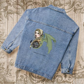 Elf Warrior Dragon Fantasy Jeansjacke