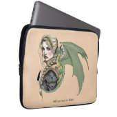 Elf Warrior Dragon Fantasy Laptopschutzhülle (Vorne Rechts)