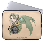 Elf Warrior Dragon Fantasy Laptopschutzhülle (Vorderseite)