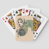 Elf Warrior Dragon Fantasy Spielkarten (Rückseite)
