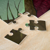 Elf Warrior kämpft gegen einen Drachen Puzzle (Seite)