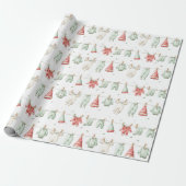 Elf-Waschmuster Geschenkpapier (Ungerollt)