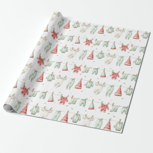 Elf-Waschmuster  Geschenkpapier (Ungerollt)