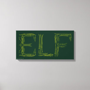 Elf Weapons Collage Leinwanddruck