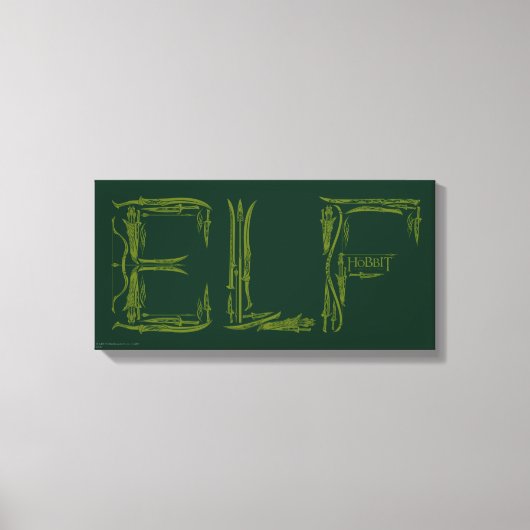 Elf Weapons Collage Leinwanddruck (Vorderseite)