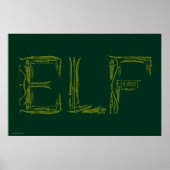 Elf Weapons Collage Poster (Vorne)