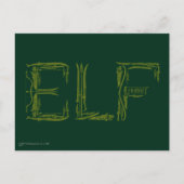 Elf Weapons Collage Postkarte (Vorderseite)