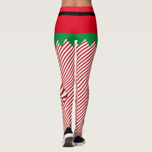 Elf Weihnachten Weihnachten Weihnachten Die kleine Leggings (Rückseite)