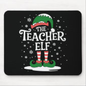 Elf-Weihnachtsfamilie als Lehrerin Mousepad (Vorne)