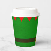 Elf Weihnachtsfeiertag Pappbecher (Vorderseite)