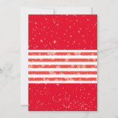 Elf Weihnachtsgeschlecht offenbart ethnische Zugeh Einladung (Rückseite)