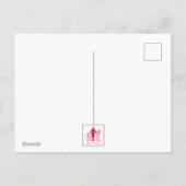 Elf Weihnachtskarte mit Foto Feiertagspostkarte (Rückseite)