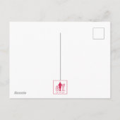 Elf Weihnachtskarte mit Foto Feiertagspostkarte (Rückseite)