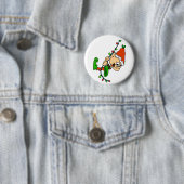 Elf-Weihnachtsknopf Button (Beispiel)