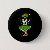 Elf Weihnachtsmädchen Frauen Elf Squad Xm Button (Vorderseite)
