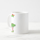 Elf Weihnachtsmädchen Frauen Elf Squad Xm Kaffeetasse (Vorderseite Links)