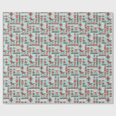 Elf-Werkstatt-Packpapier Geschenkpapier (Flach)