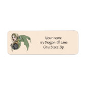 Elf Woman Dragon Fantasy (Vorne)