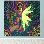 Elf Woman Leinwanddruck (Insitu (Holzboden))