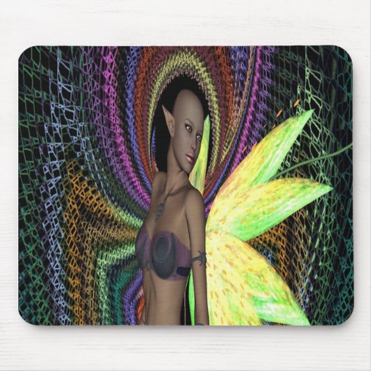 Elf Woman Mouse Pad Mousepad (Vorne)