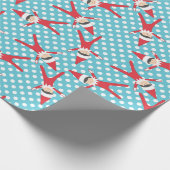 Elf-Wrapping-Papier Geschenkpapier (Ecke)