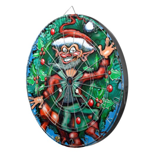 Elf Wreath Dartscheibe (Vorderseite rechts)