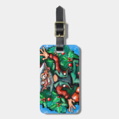 Elf Wreath Gepäckanhänger (Vorderseite vertikal)