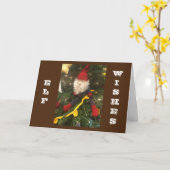 **ELF WÜNSCHE MIT VIELEN KISSEN** ROMANTISCH KARTE (Gelbe Blume)