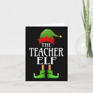Elf Xmas Funny Family Matching Group Chris Karte