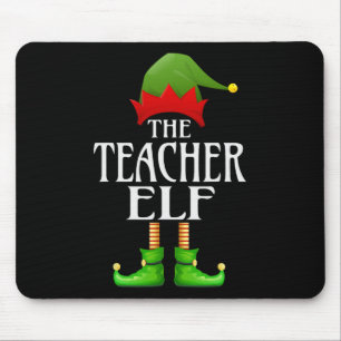 Elf Xmas Funny Family Matching Group Chris Mousepad