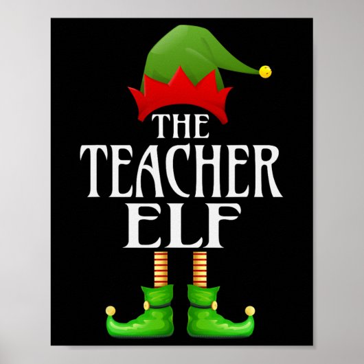 Elf Xmas Funny Family Matching Group Chris Poster (Vorne)