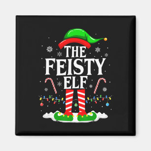 Elf Xmas Funny Matching Family Group Ch Magnet