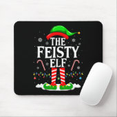 Elf Xmas Funny Matching Family Group Ch Mousepad (Mit Mouse)