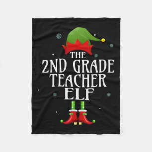 Elf Xmas Matching Family Group C Fleecedecke