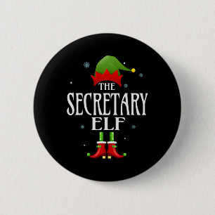 Elf Xmas Matching Family Group Weihnachten Button