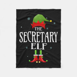Elf Xmas Matching Family Group Weihnachten Fleecedecke
