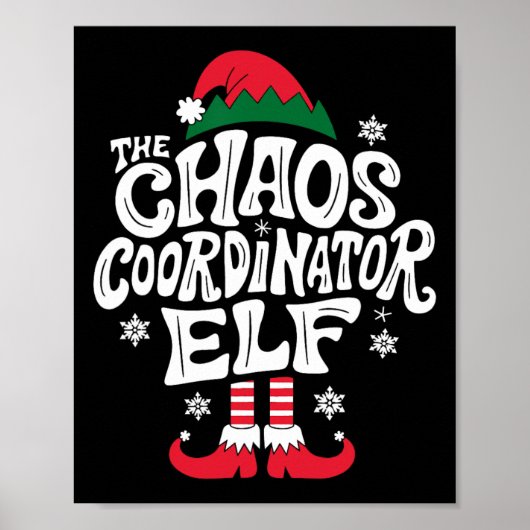 Elf Xmas Pajama Gift M Poster (Vorne)